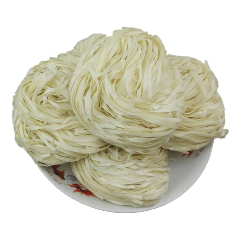 憨豆熊福建省福州閩清特產品切面掛面干扁面手工拌面.